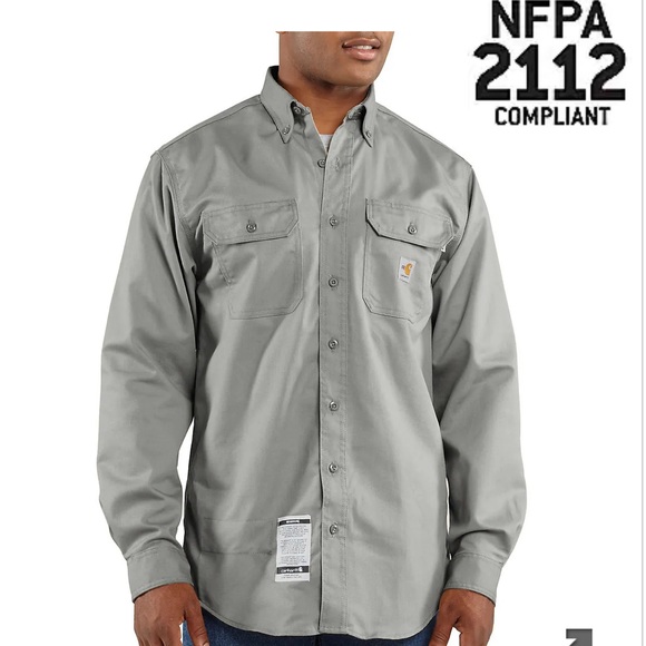 Carhartt Other - Carhartt- men’s FLAME-RESISTANT CLASSIC TWILL SHIRT, STYLE #FRS160